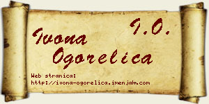 Ivona Ogorelica vizit kartica